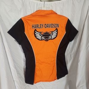 Garage shirt with zipper